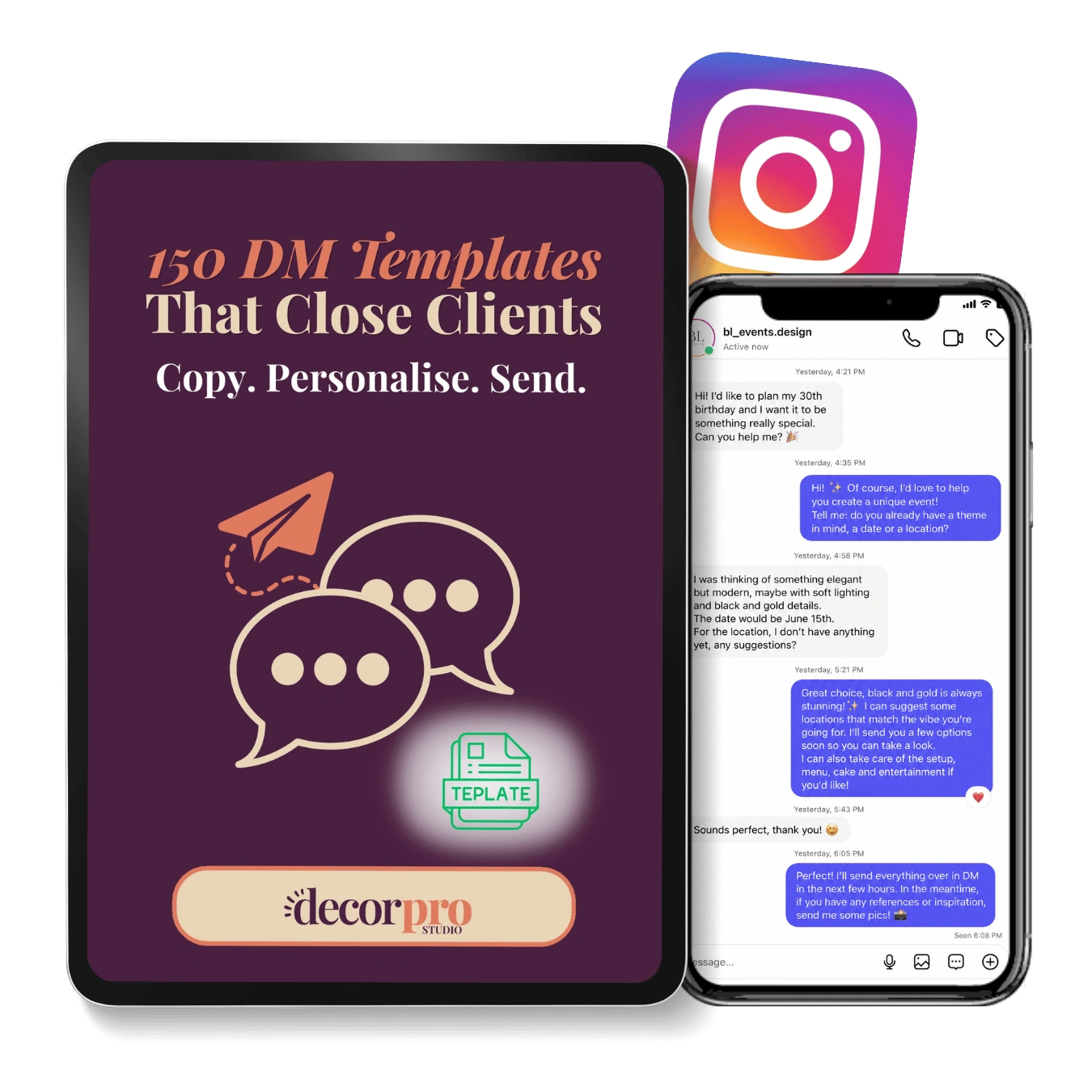 150 Instagram DM Templates